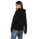 Women's Hoodie Pullover Text Monograms Front Pocket Casual Daily Casual Streetwear Hoodies Sweatshirts  Black