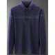 Men's Golf Shirt Other Prints Graphic Prints Long Sleeve Home Tops Fashion Classic Blue Black Navy Blue