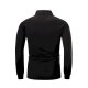 Men's Golf Shirt Color Block Button-Down Long Sleeve Street Tops Cotton Sportswear Casual Fashion Comfortable Black