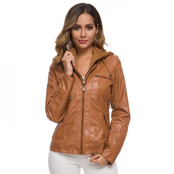 Women's Jacket Street Spring &  Fall Regular Coat V Neck Slim Fit Chic & Modern Jacket Long Sleeve Solid Color Modern St